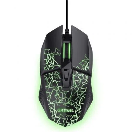 Trust GXT 113 Felox Ratón Gaming Negro RGB